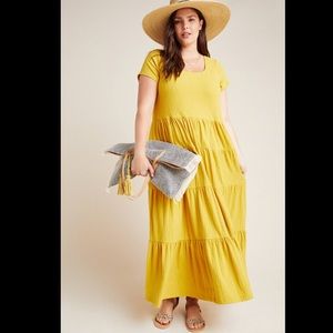 ☀️✨Maeve by Anthropologie Gillian Tiered Maxi Dress